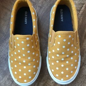 Old Navy Toddler Girls slip on shoes size 10